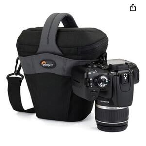 Lowepro Cirrus TLZ-25 Top-Loading Zoom Holster Camera Lens Bag - Black Travel
